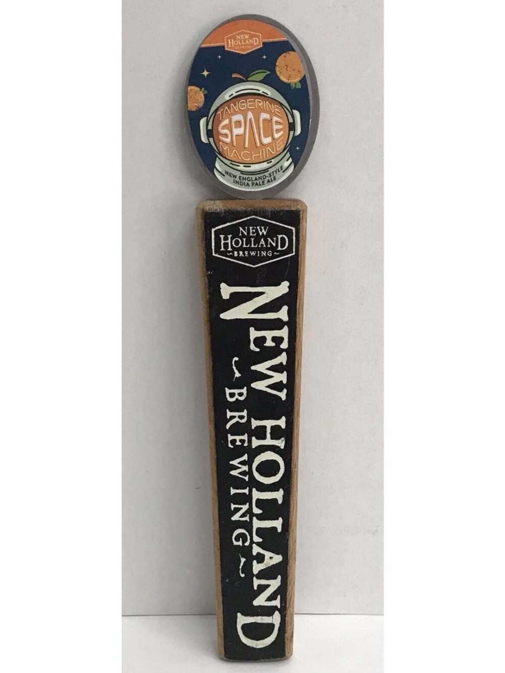 New Holland Brewing Tangerine Space Machine Draft Beer Tap Handle